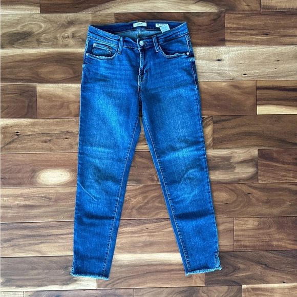 Kensie Effortless Skinny Crop Denim Jeans size 4/27 - Picture 1 of 5